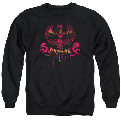 Batman Heart Of Fire Mens Crewneck Sweatshirt Black