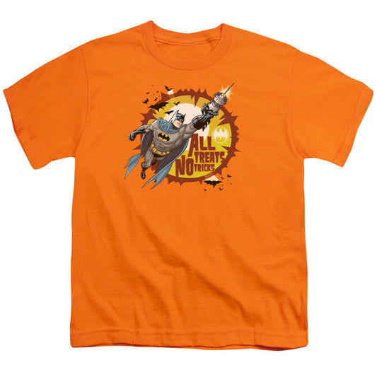 Batman All Treats Kids Youth T Shirt Orange