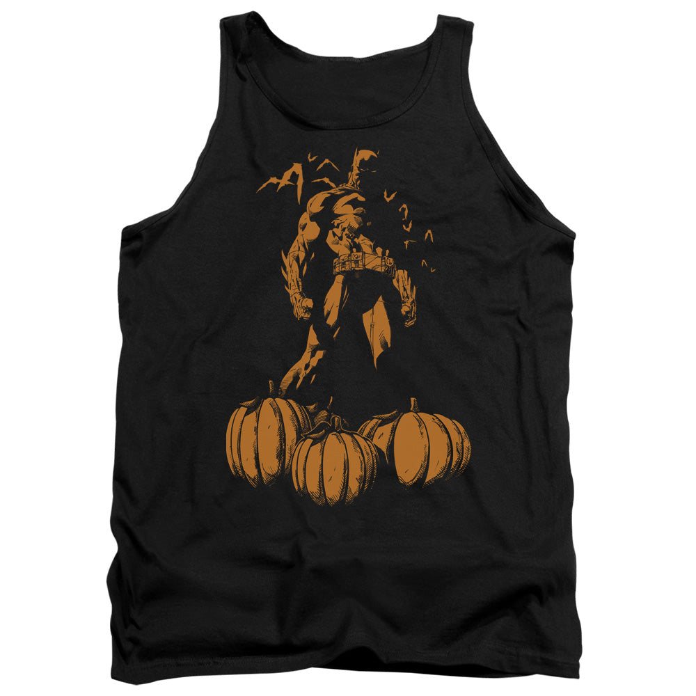 Batman A Bat Among Pumpkins Mens Tank Top Shirt Black