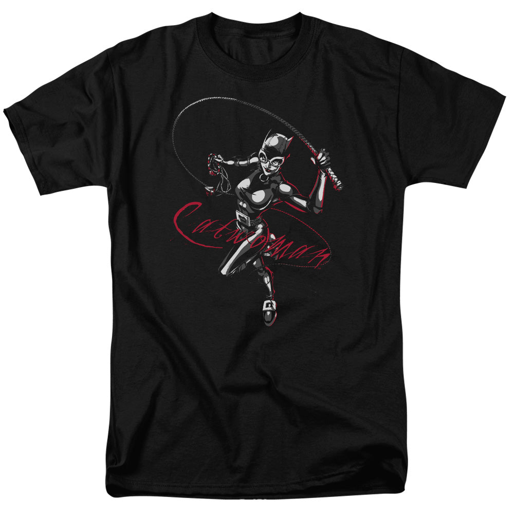 Batman Kiten With A Whip Mens T Shirt Black