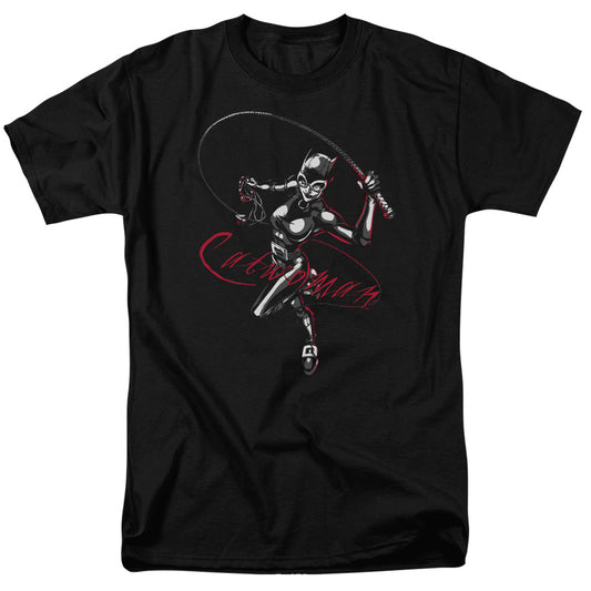 Batman Kiten With A Whip Mens T Shirt Black