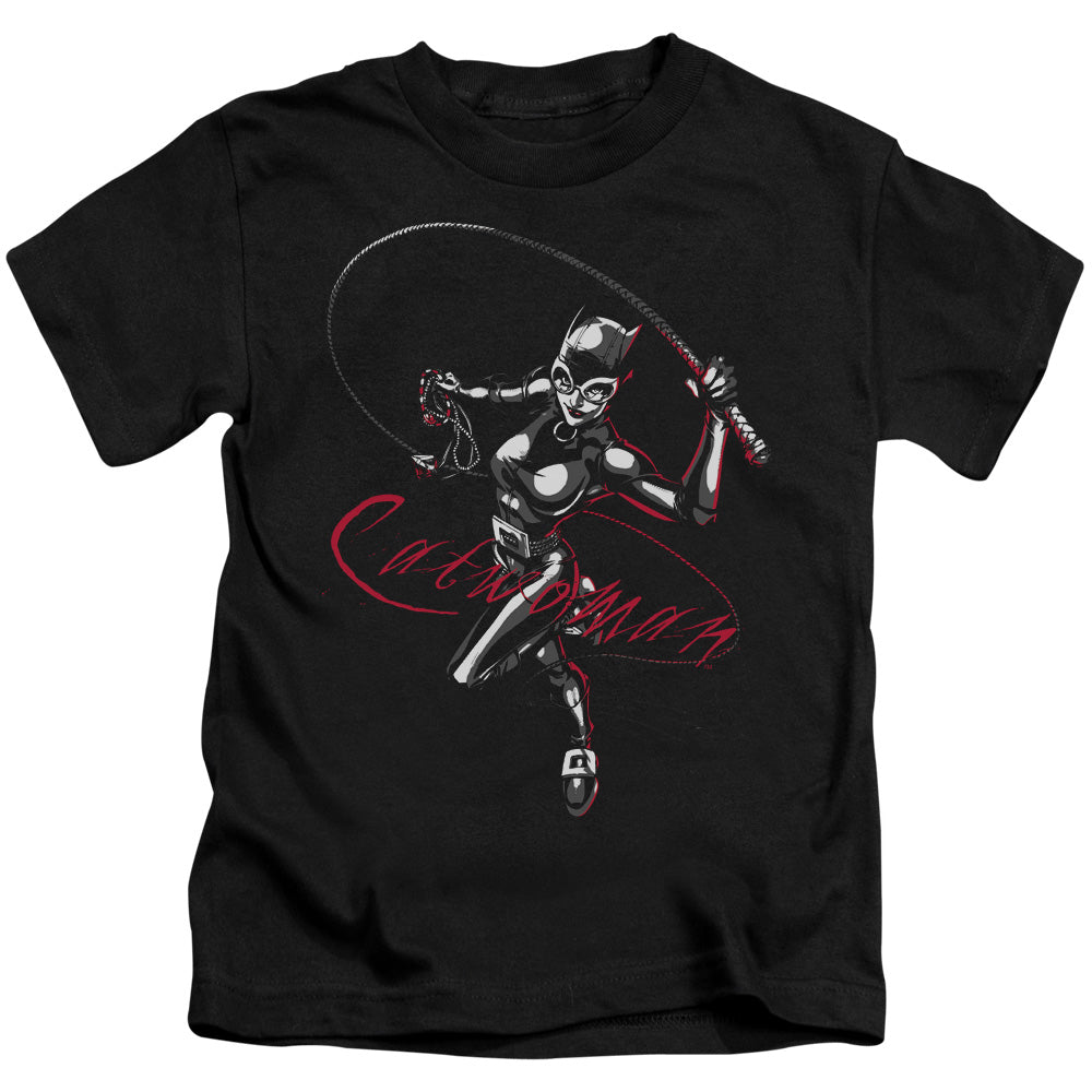 Batman Kiten With A Whip Juvenile Kids Youth T Shirt Black