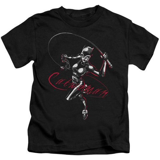Batman Kiten With A Whip Juvenile Kids Youth T Shirt Black