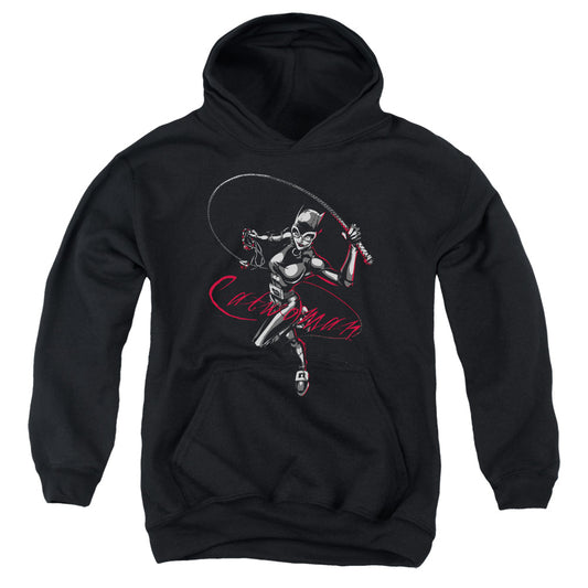 Batman Kiten With A Whip Kids Youth Hoodie Black