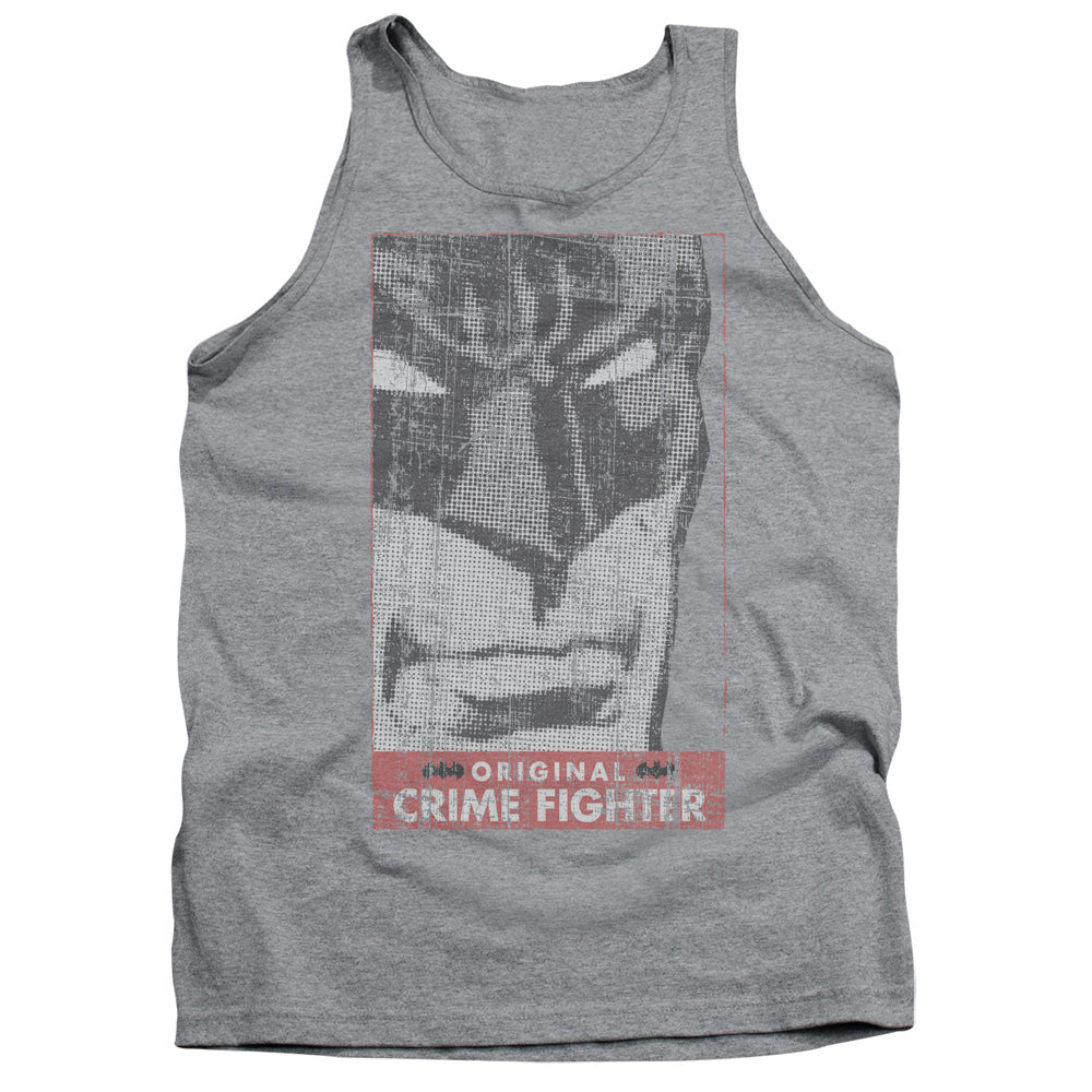 Batman Orginal Crime Fighter Mens Tank Top Shirt Athletic Heather