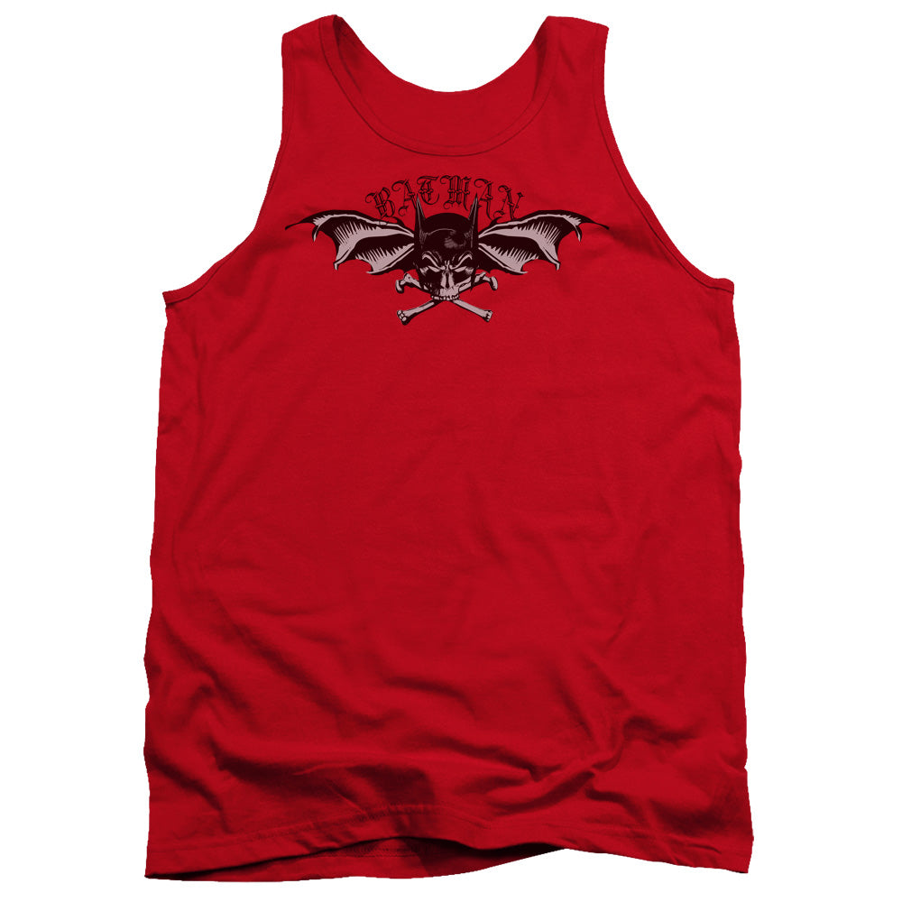 Batman Wings Of Wrath Mens Tank Top Shirt Red