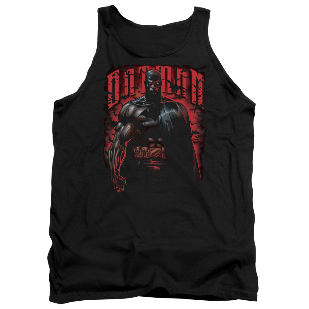 Batman Red Knight Mens Tank Top Shirt Black