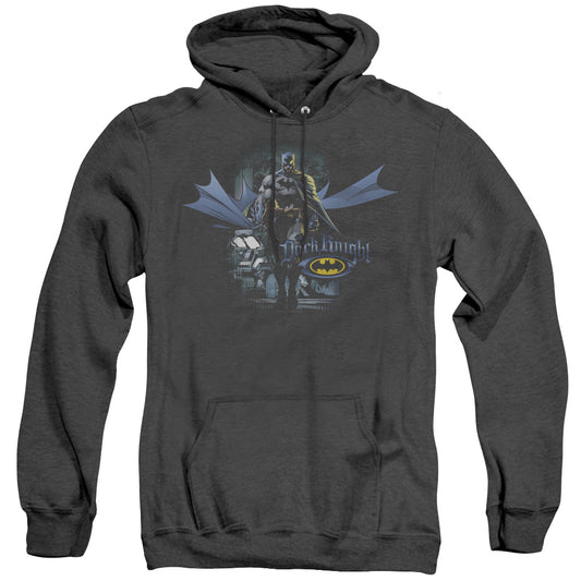 Batman From The Depths Heather Mens Hoodie Black