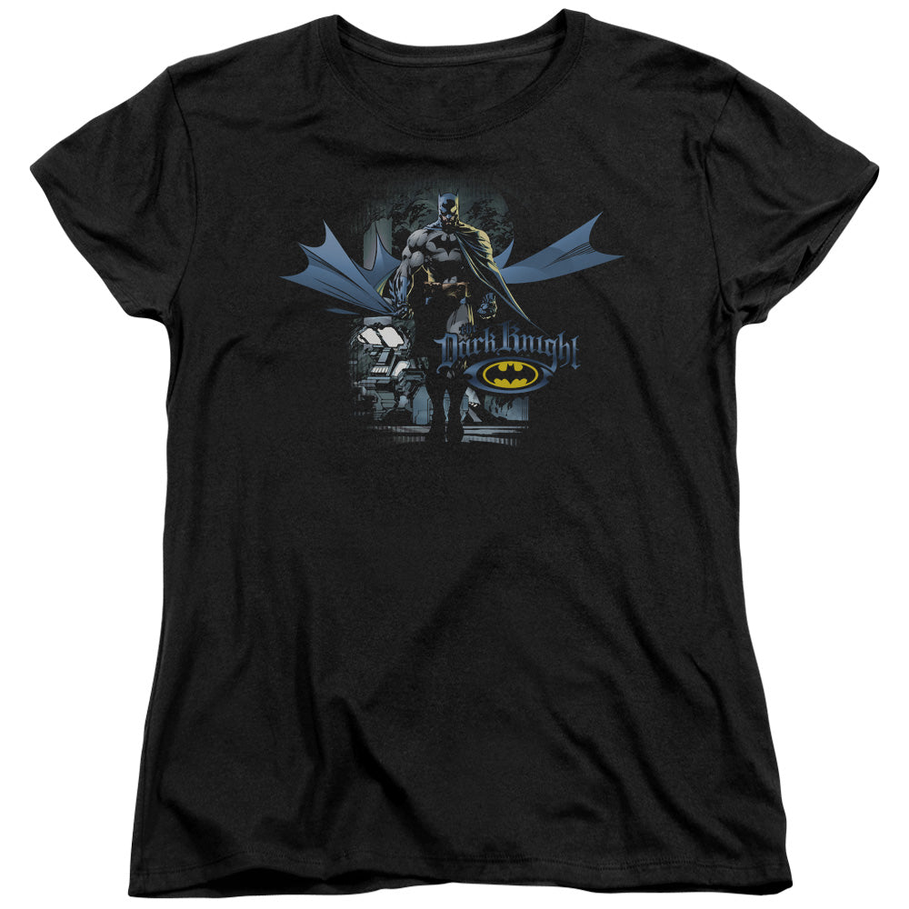 Batman From The Depths Womens T Shirt Black
