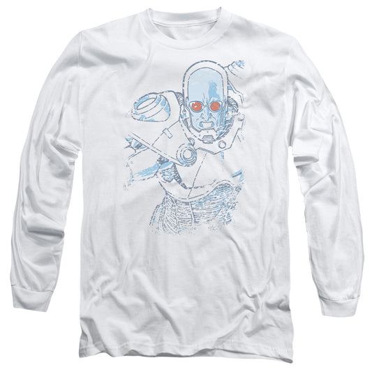 Batman Snowblind Freeze Mens Long Sleeve Shirt White