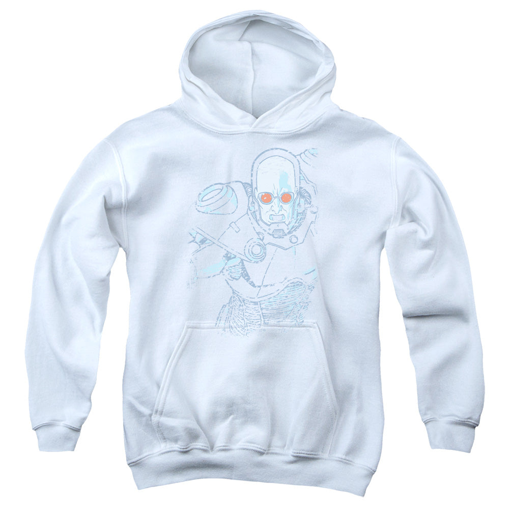Batman Snowblind Freeze Kids Youth Hoodie White