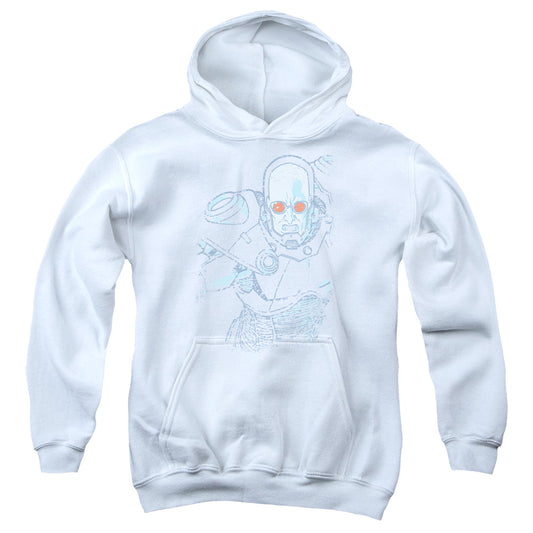 Batman Snowblind Freeze Kids Youth Hoodie White