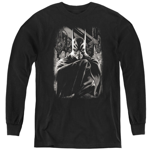Batman Detective 821 Cover Long Sleeve Kids Youth T Shirt Black