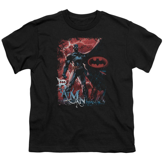 Batman Gotham Reign Kids Youth T Shirt Black