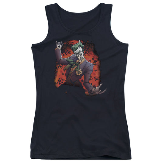 Batman Jokers Ave Womens Tank Top Shirt Black