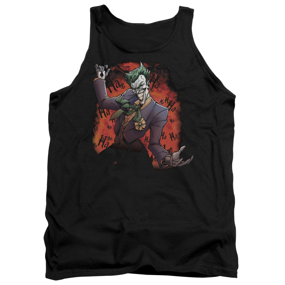 Batman Jokers Ave Mens Tank Top Shirt Black