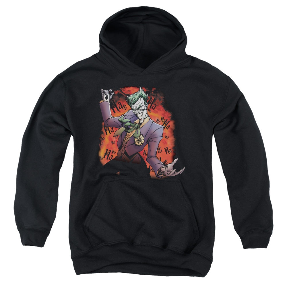 Batman Jokers Ave Kids Youth Hoodie Black