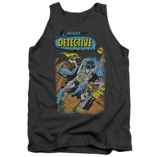 Batman Detective #487 Mens Tank Top Shirt Charcoal