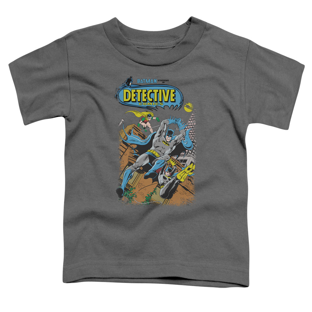 Batman Detective #487 Toddler Kids Youth T Shirt Charcoal