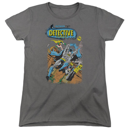 Batman Detective #487 Womens T Shirt Charcoal
