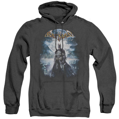 Batman Aa Game Cover Heather Mens Hoodie Black