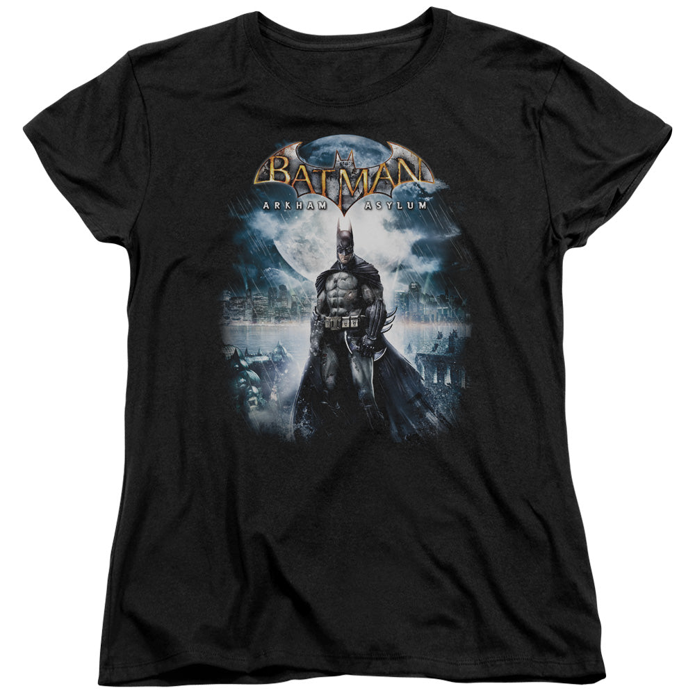 Batman Aa Game Cover Womens T Shirt Black