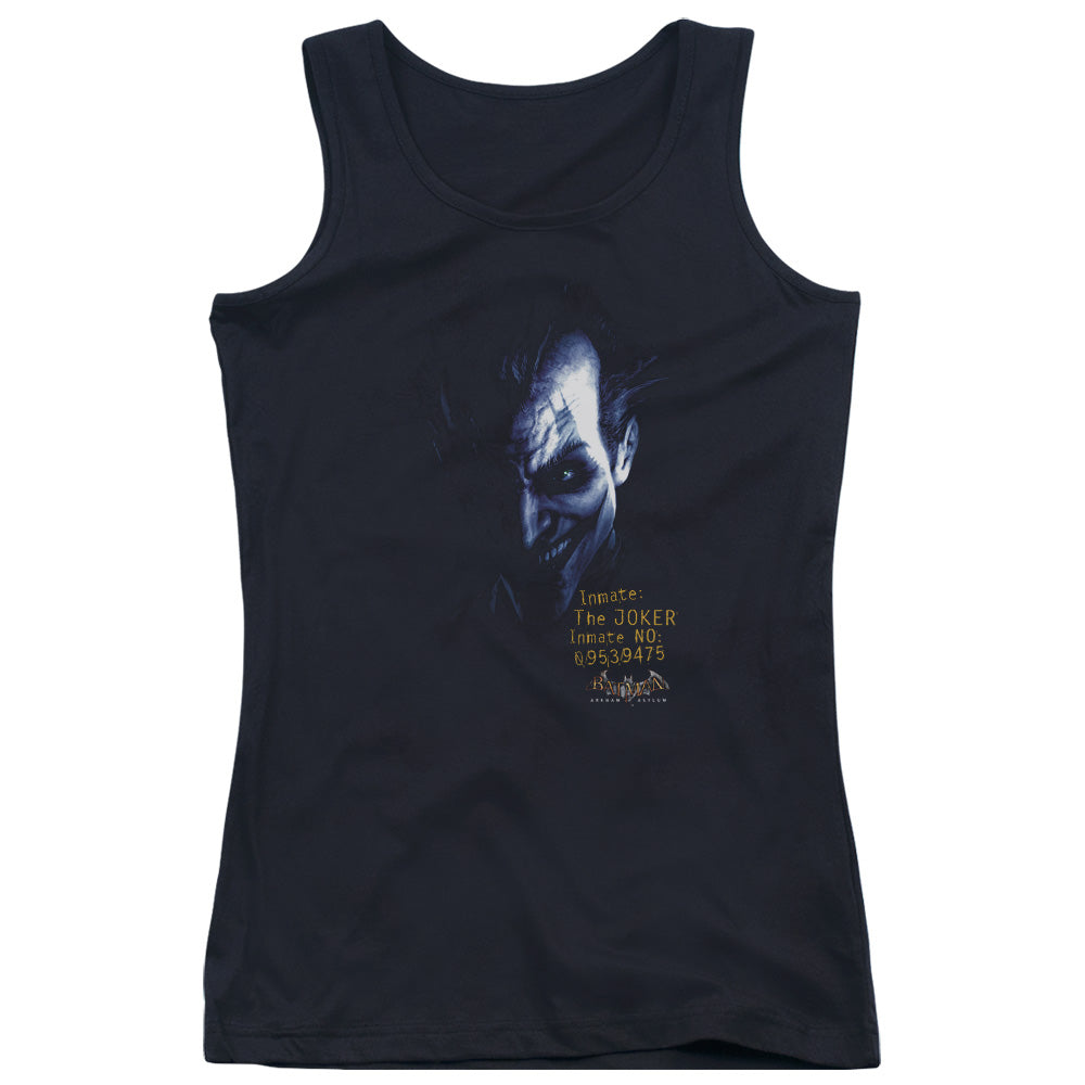 Batman Aa Arkham Joker Womens Tank Top Shirt Black