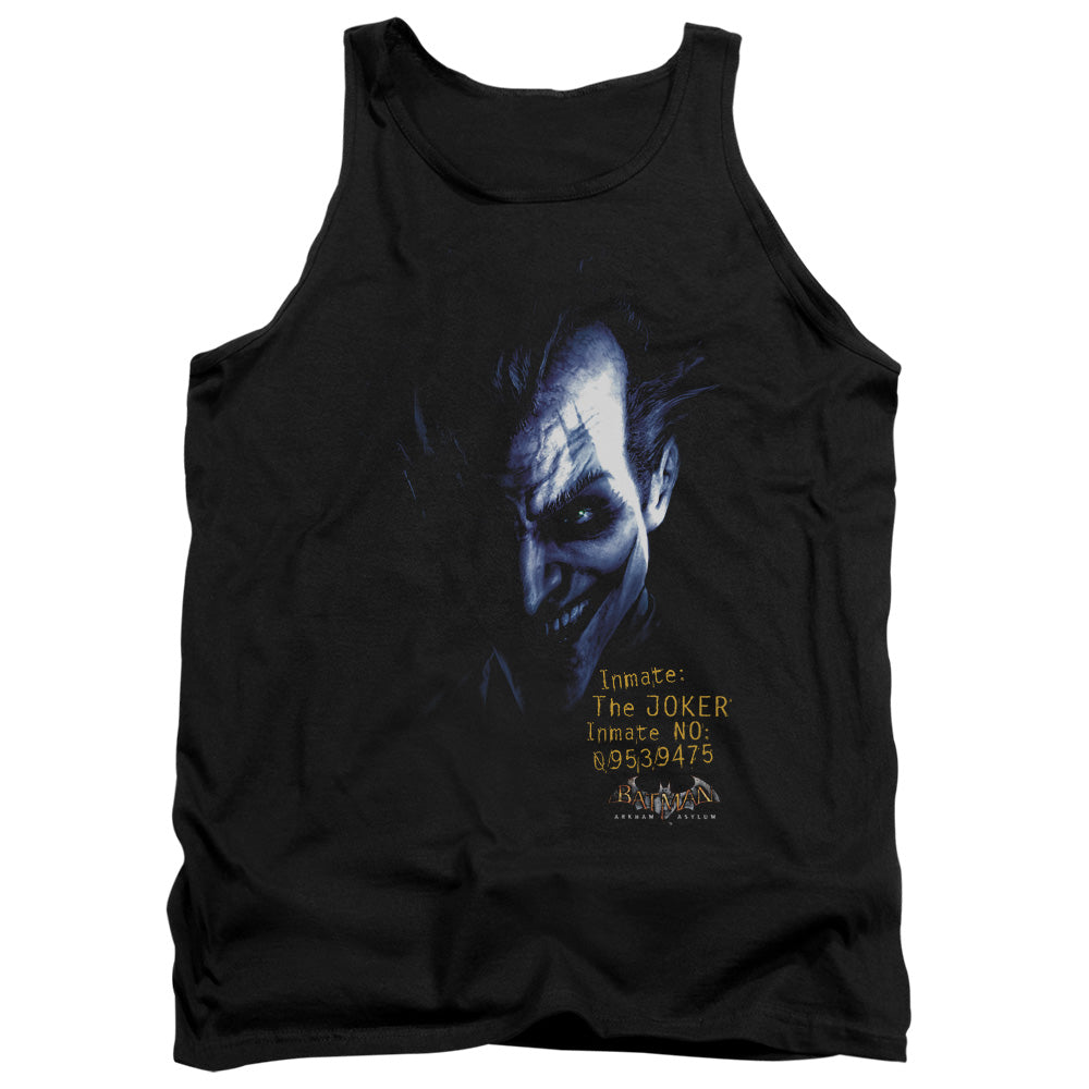 Batman Aa Arkham Joker Mens Tank Top Shirt Black