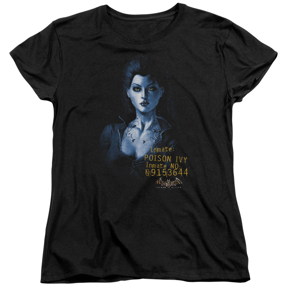 Batman Aa Arkham Poison Ivy Womens T Shirt Black
