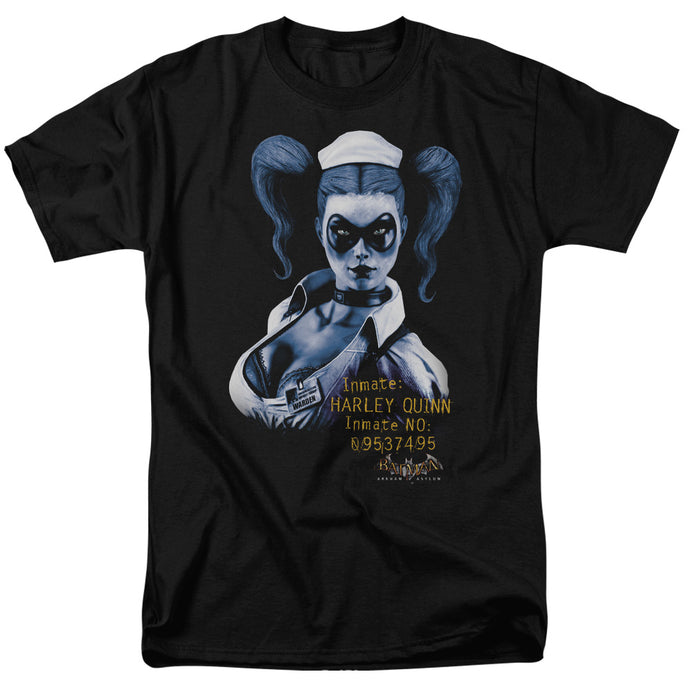Batman Arkham Asylum Arkham Harley Quinn Mens T Shirt Black
