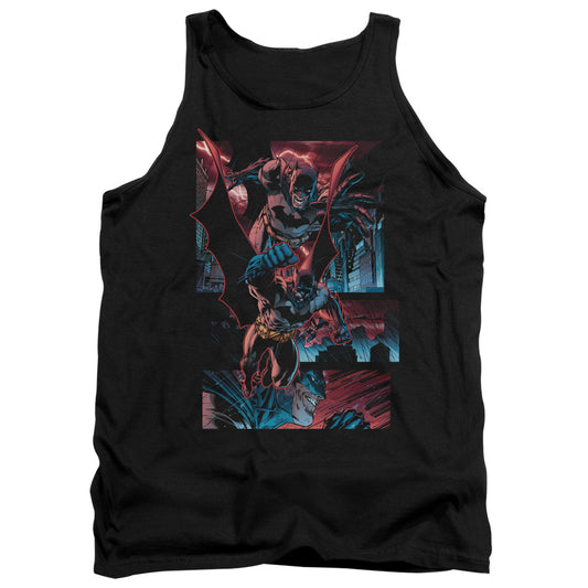 Batman Dark Knight Panels Mens Tank Top Shirt Black