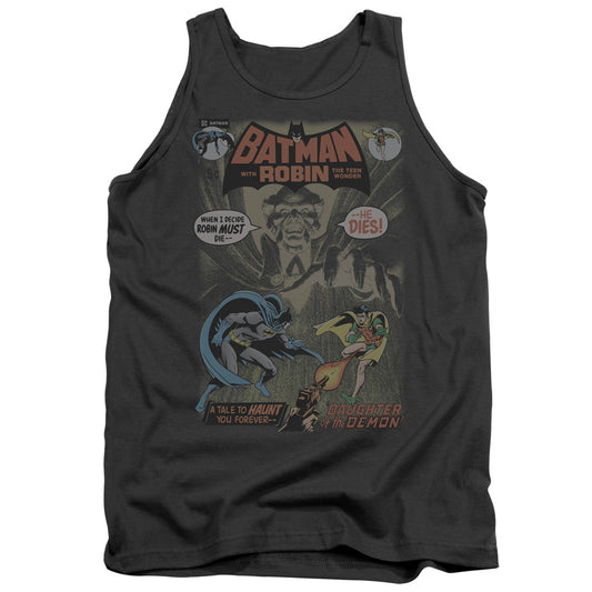 Batman #232 Cover Mens Tank Top Shirt Charcoal