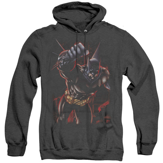 Batman Crimson Knight Heather Mens Hoodie Black