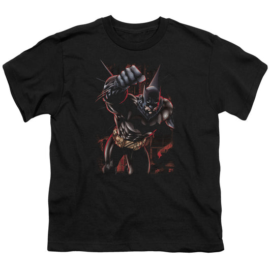 Batman Crimson Knight Kids Youth T Shirt Black
