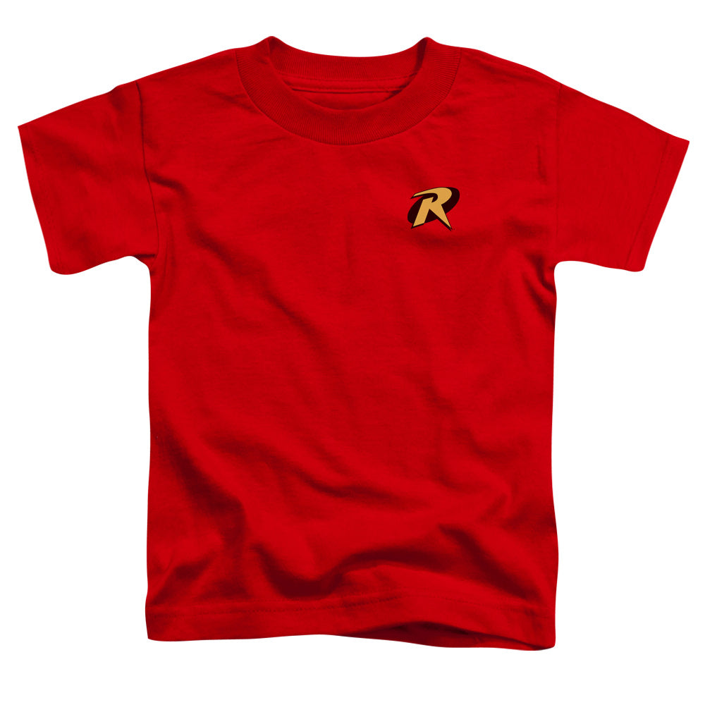 Batman Robin Logo Toddler Kids Youth T Shirt Red