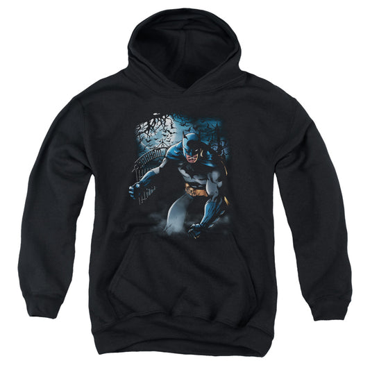 Batman Light Of The Moon Kids Youth Hoodie Black