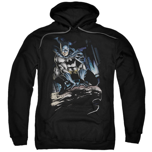 Batman Perched Mens Hoodie Black