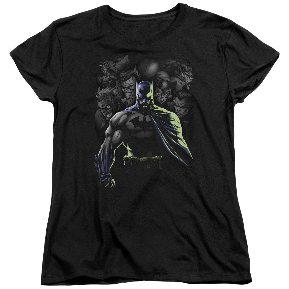 Batman Villains Unleashed Womens T Shirt Black
