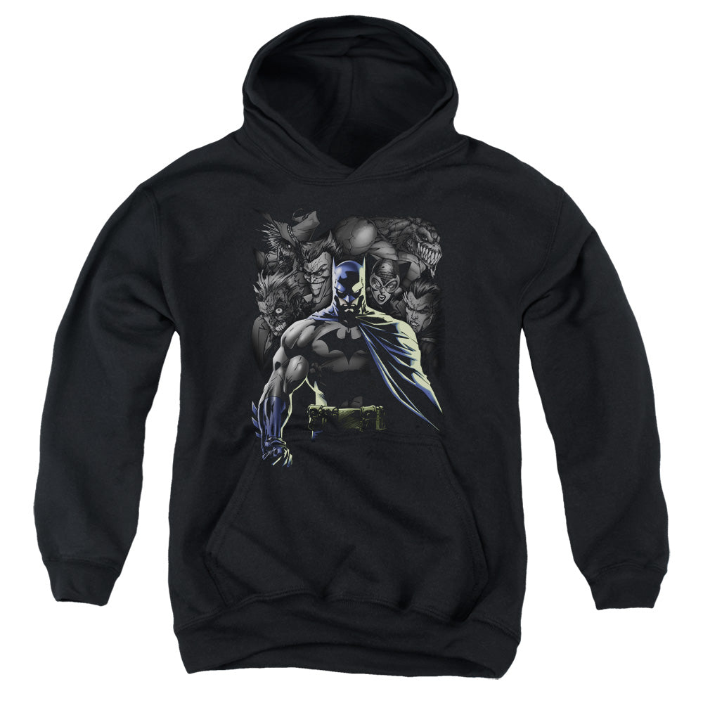 Batman Villains Unleashed Kids Youth Hoodie Black