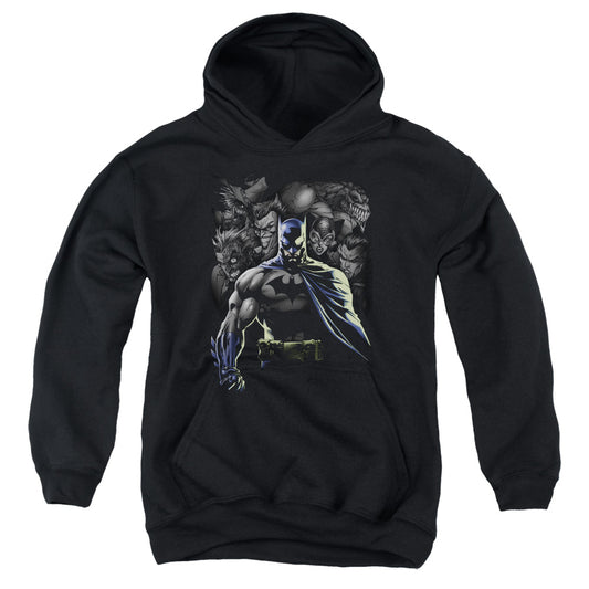 Batman Villains Unleashed Kids Youth Hoodie Black