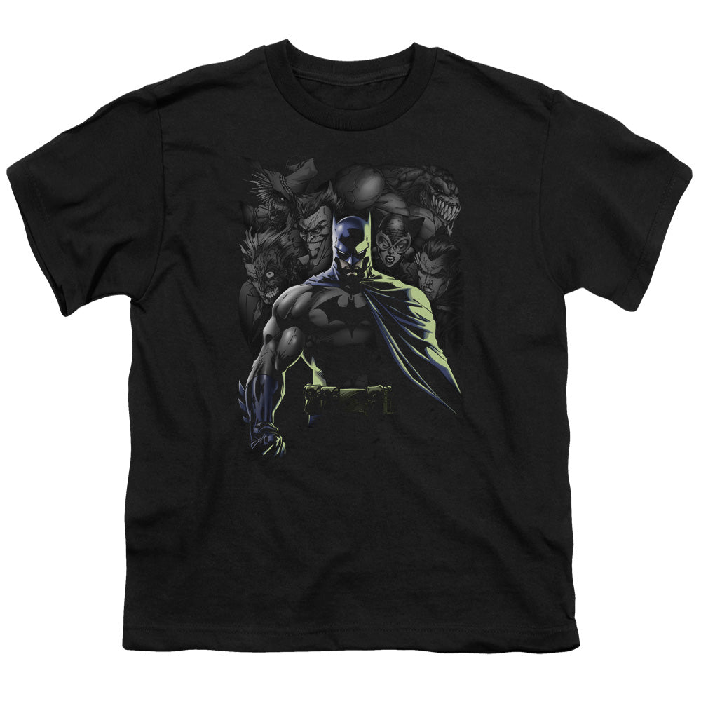 Batman Villains Unleashed Kids Youth T Shirt Black