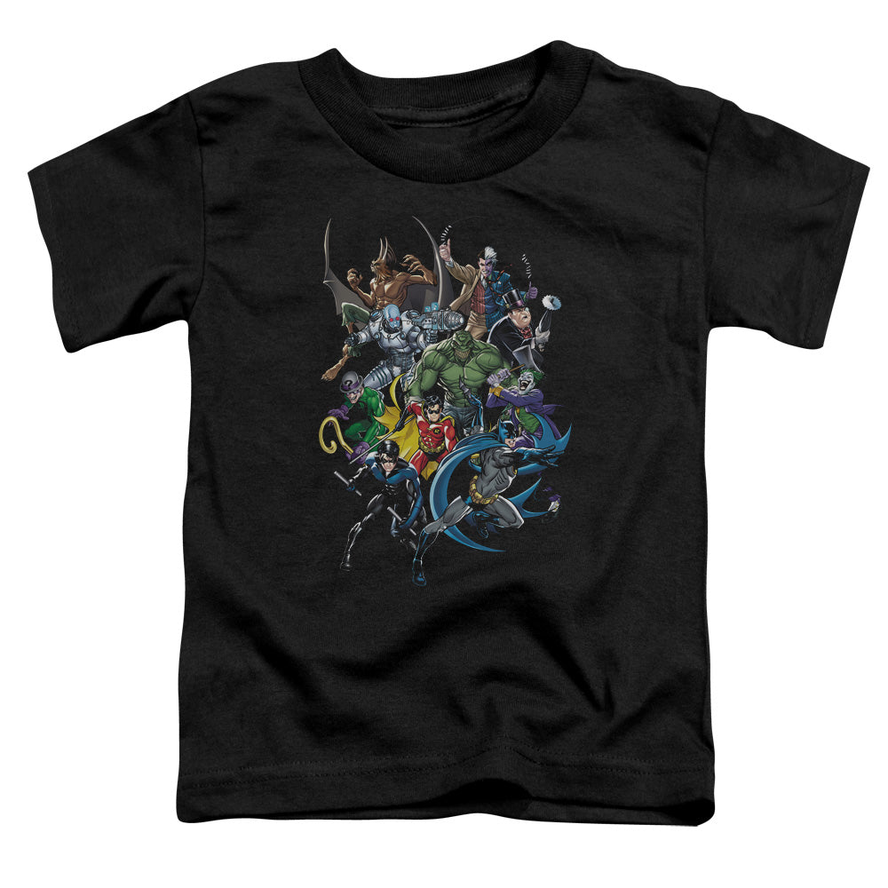 Batman Saints And Psychos Toddler Kids Youth T Shirt Black