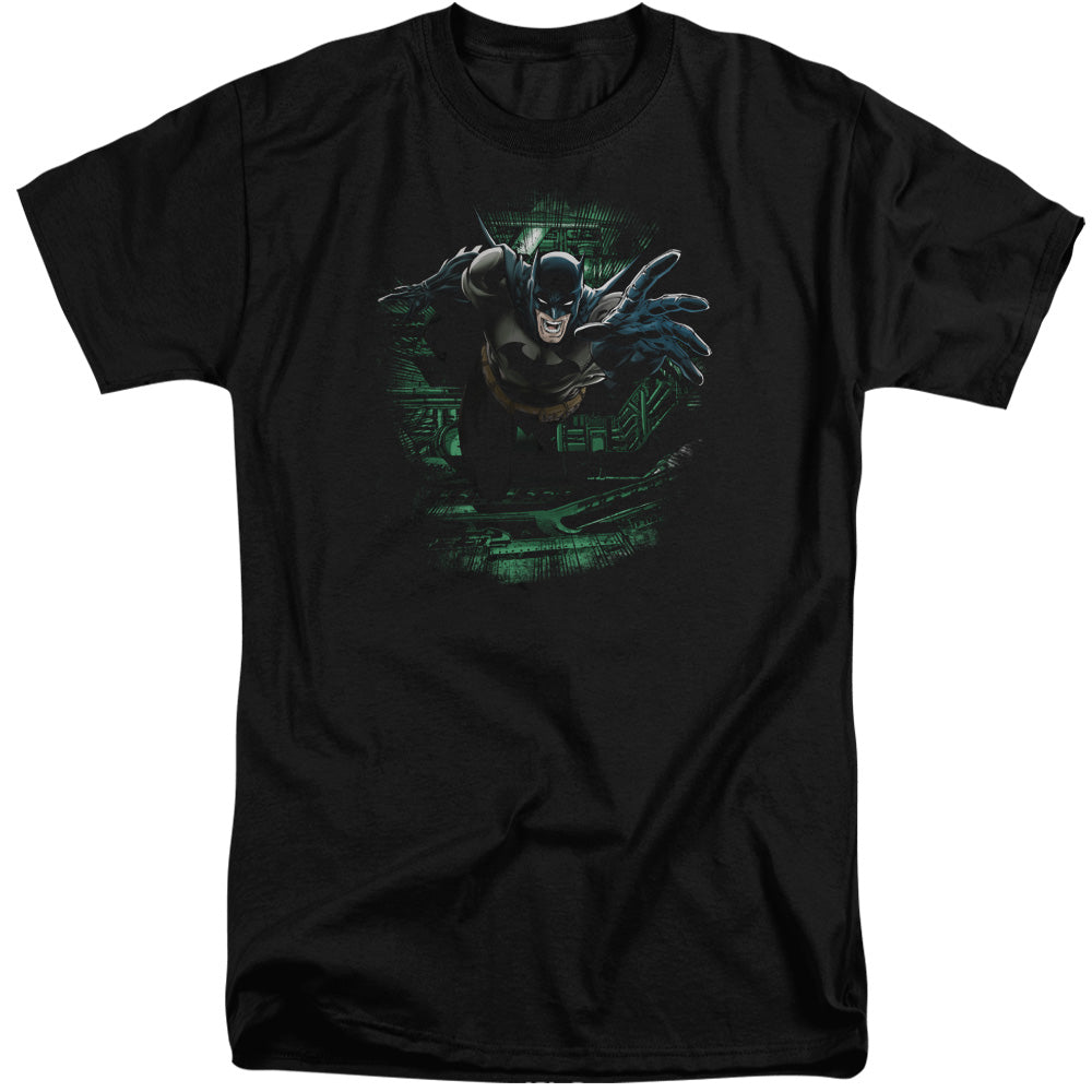Batman Surprise Mens Tall T Shirt Black