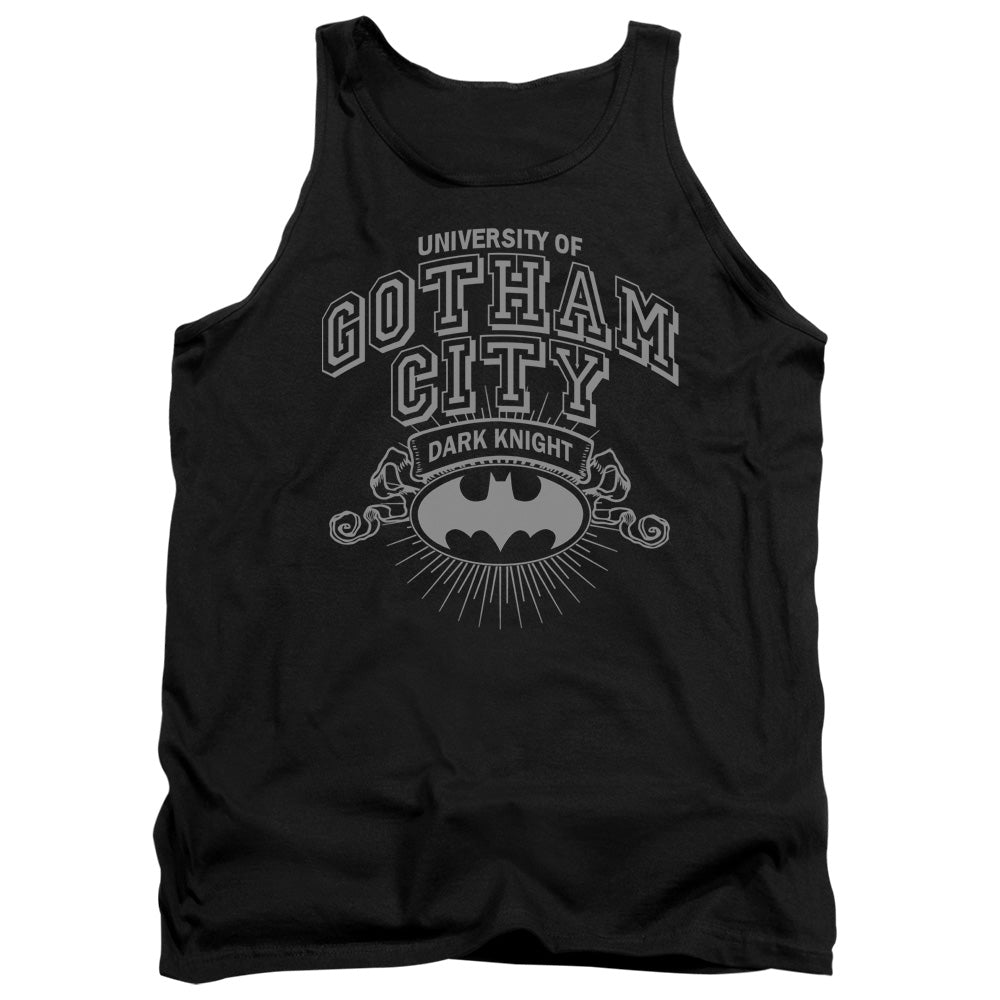 Batman University Of Gotham Mens Tank Top Shirt Black