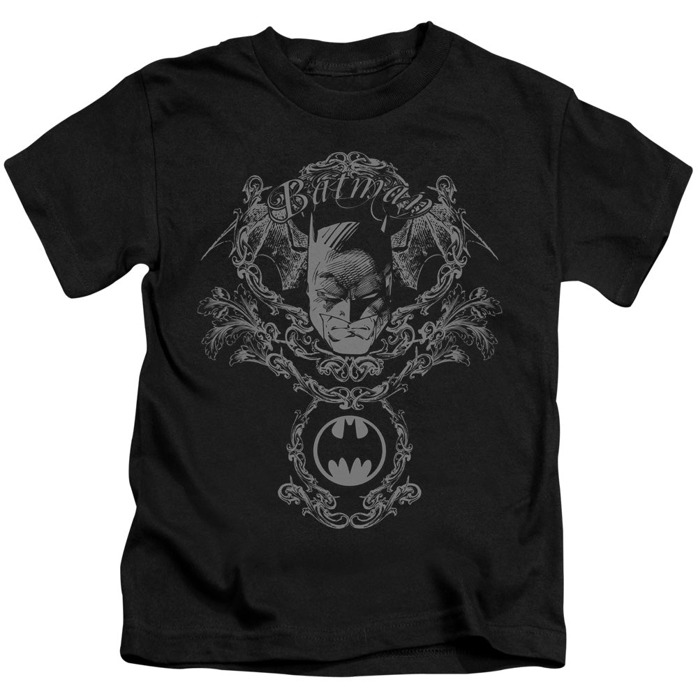 Batman Dark Knight Heraldry Juvenile Kids Youth T Shirt Black