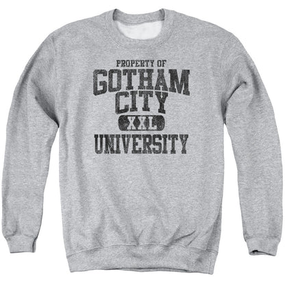 Batman Property Of Gcu Mens Crewneck Sweatshirt Athletic Heather
