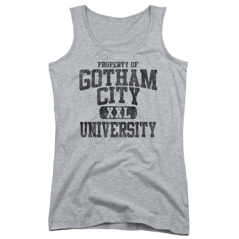 Batman Property Of Gcu Womens Tank Top Shirt Athletic Heather