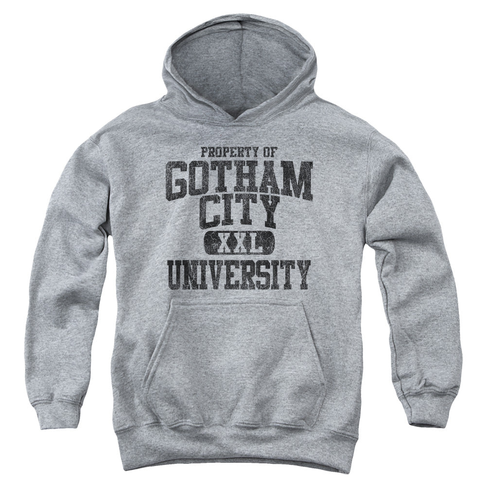 Batman Property Of Gcu Kids Youth Hoodie Heather