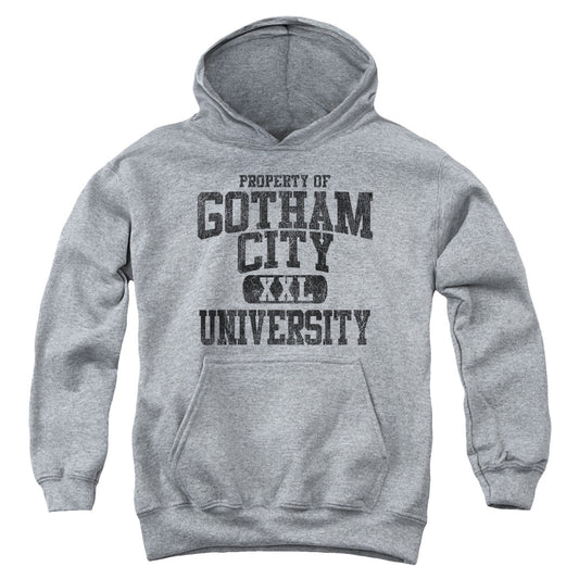 Batman Property Of Gcu Kids Youth Hoodie Heather