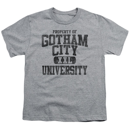 Batman Property Of Gcu Kids Youth T Shirt Athletic Heather
